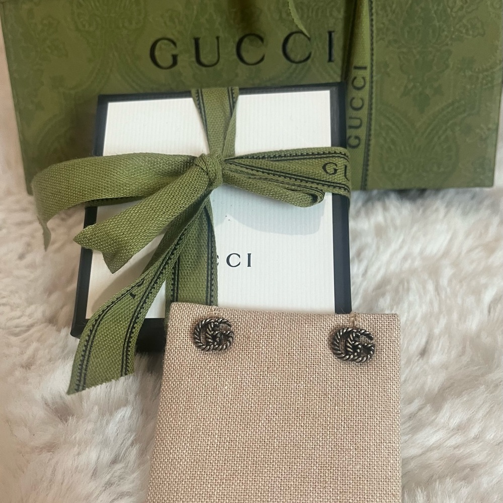 Gucci double G earrings